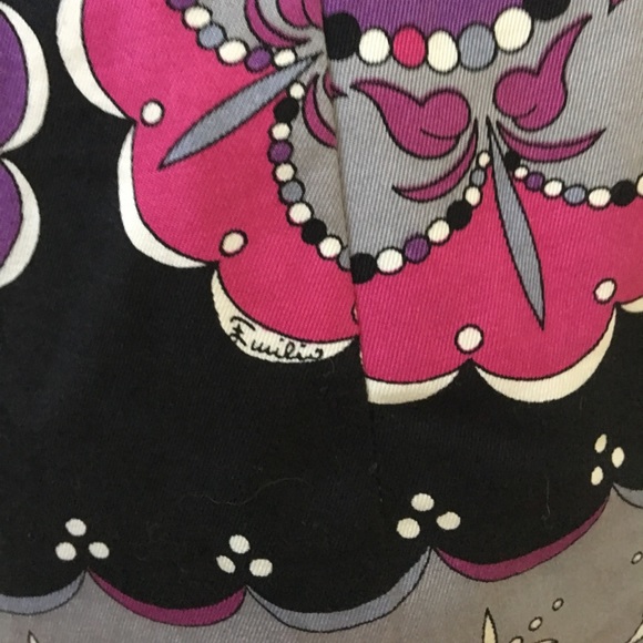 Sold-  Vintage Emilio Pucci Printed Palazzo Pants - Picture 5 of 8